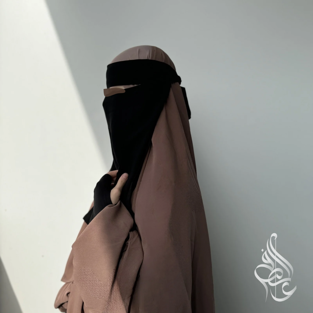 Niqab 1 Layer Black Classic
