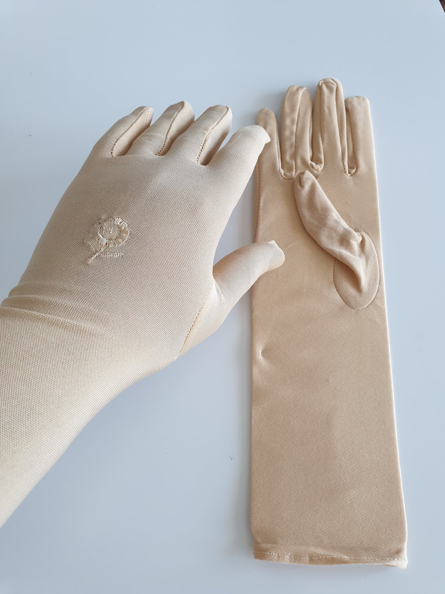 Handschuhe mit Blume Touch