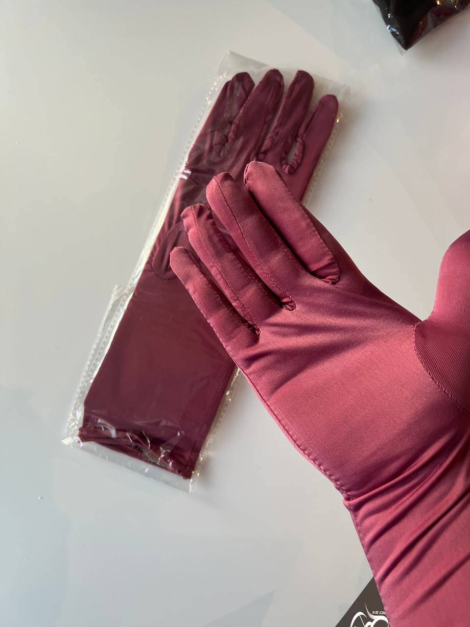 Handschuhe Polyester lang Touch
