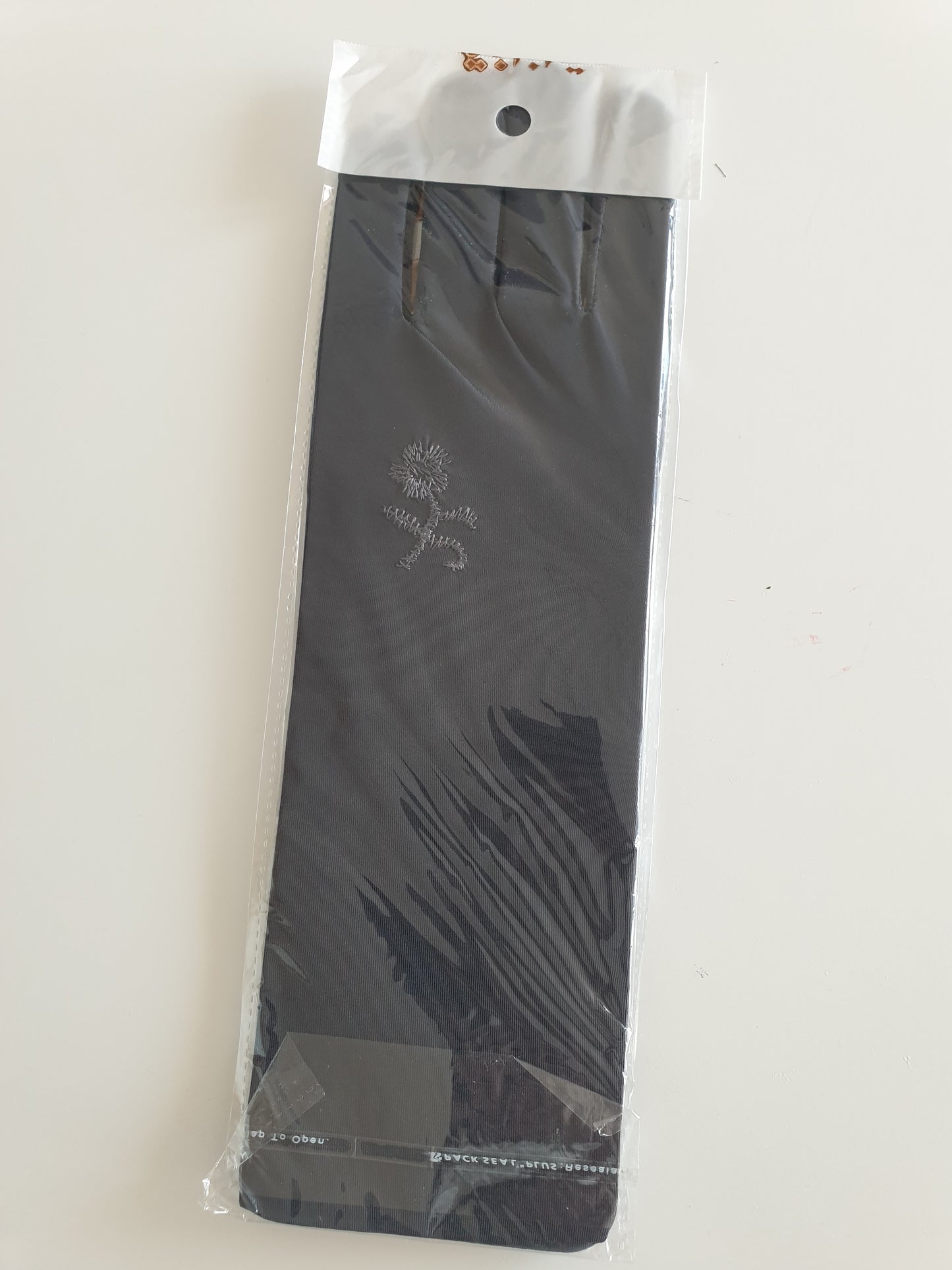 Handschuhe Polyester mit Blume