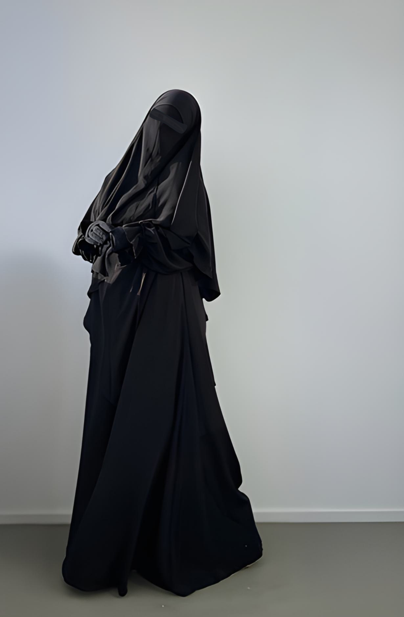 Khimar Amina Black