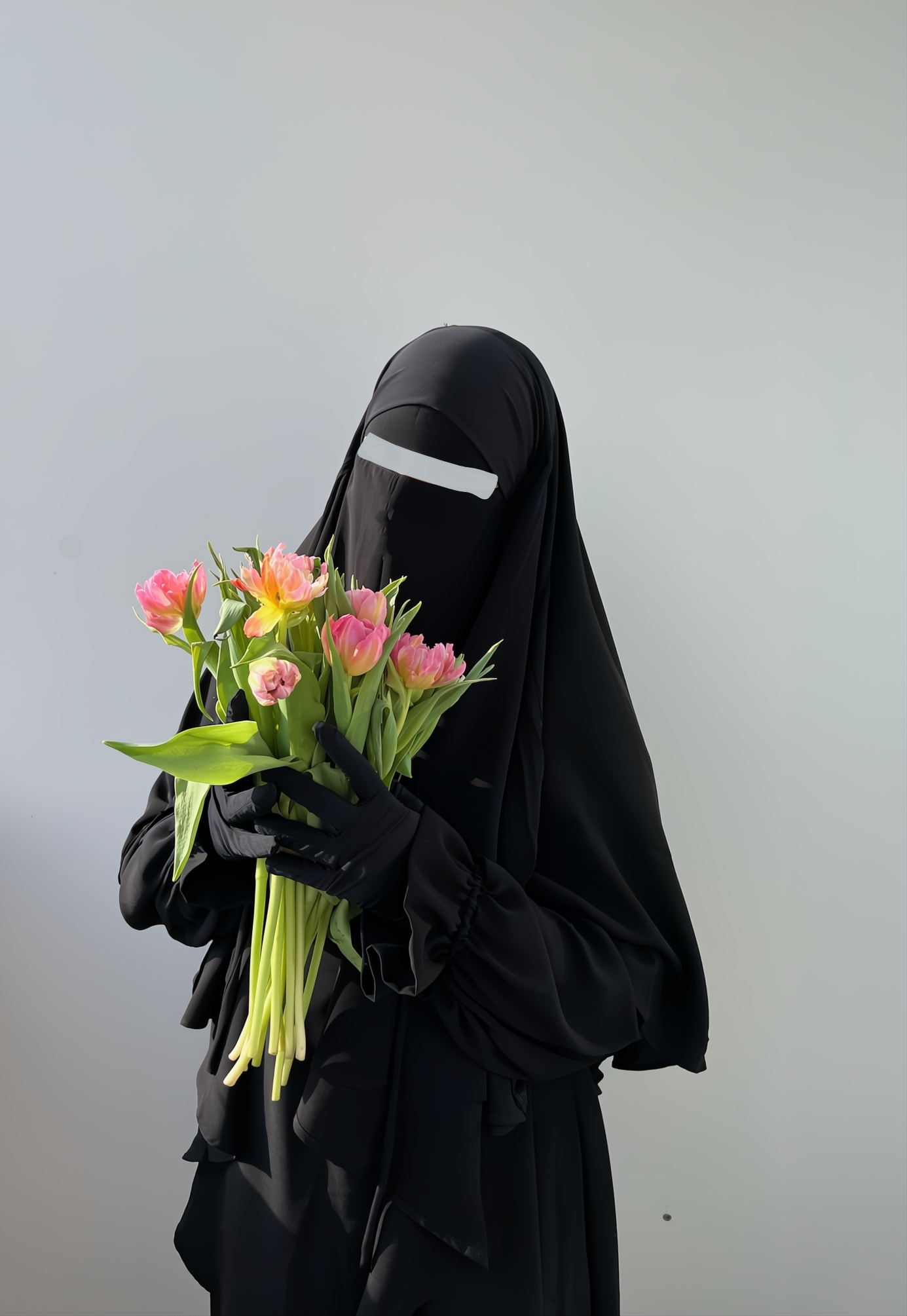 Abaya Kareema Schwarz