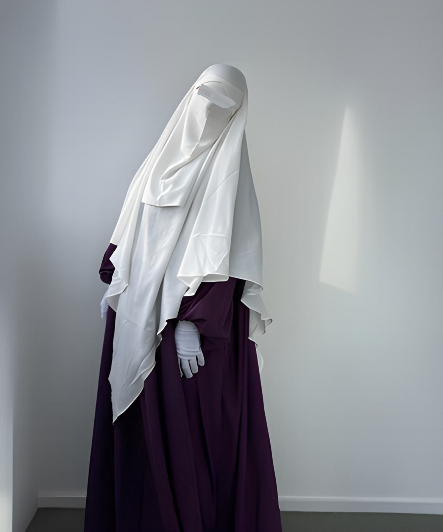 Khimar Amina Off White