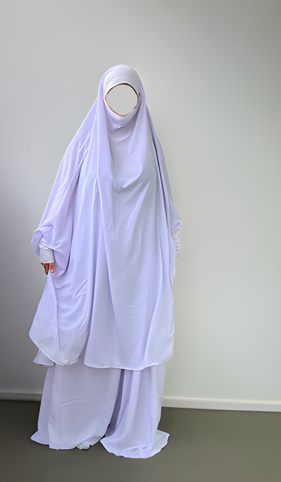 Jilbab White