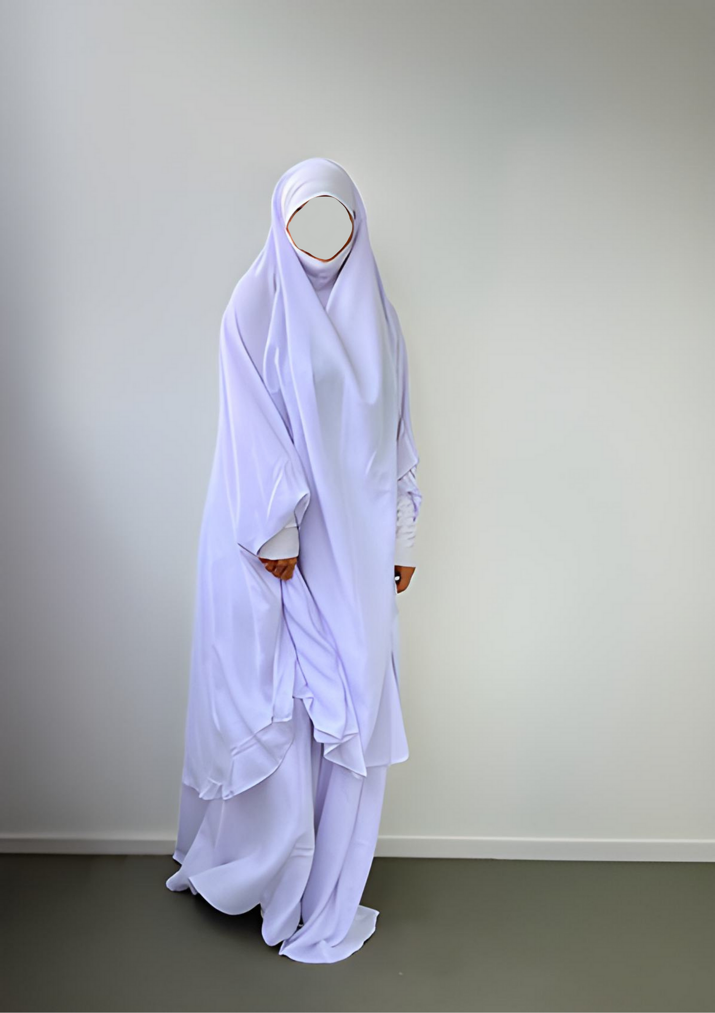 Jilbab Weiss