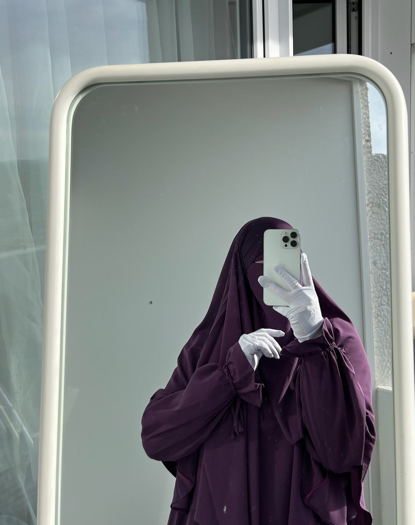 Abaya Kareema Purple