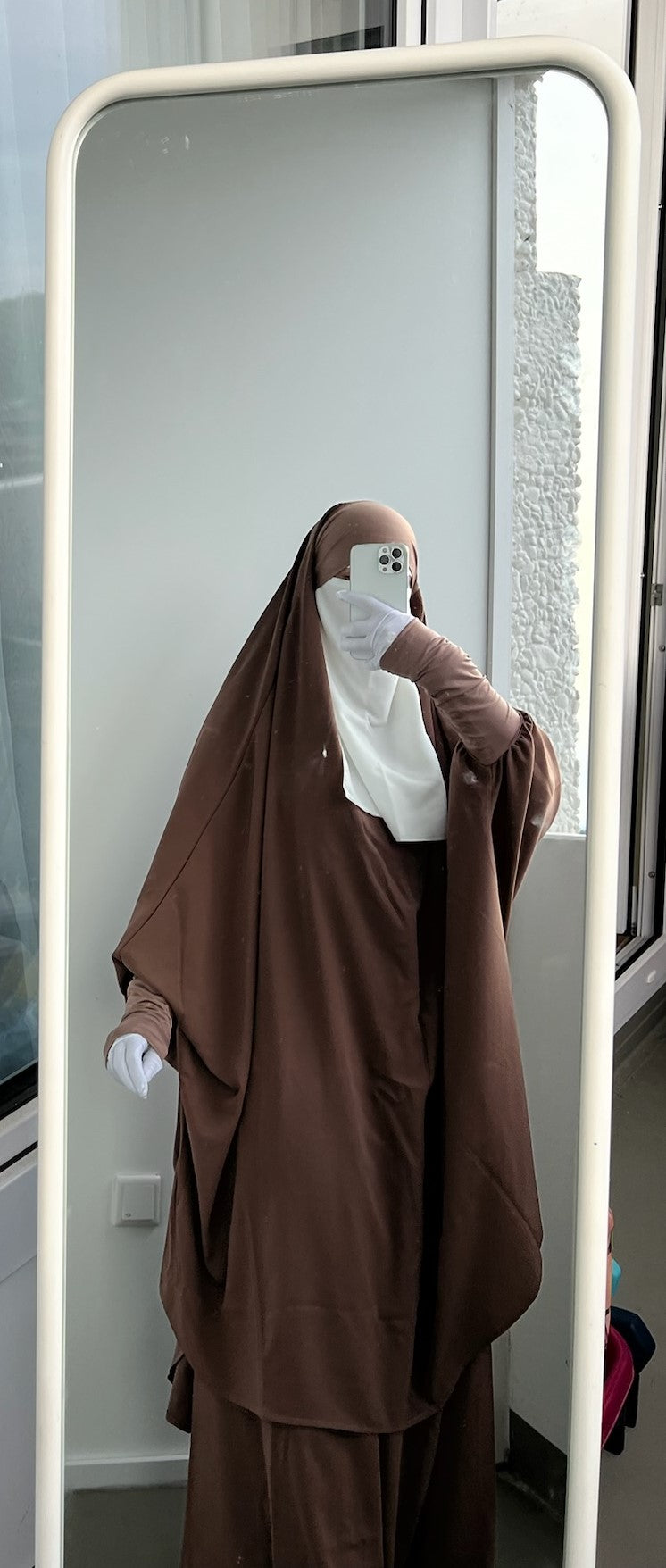 Jilbab Brown