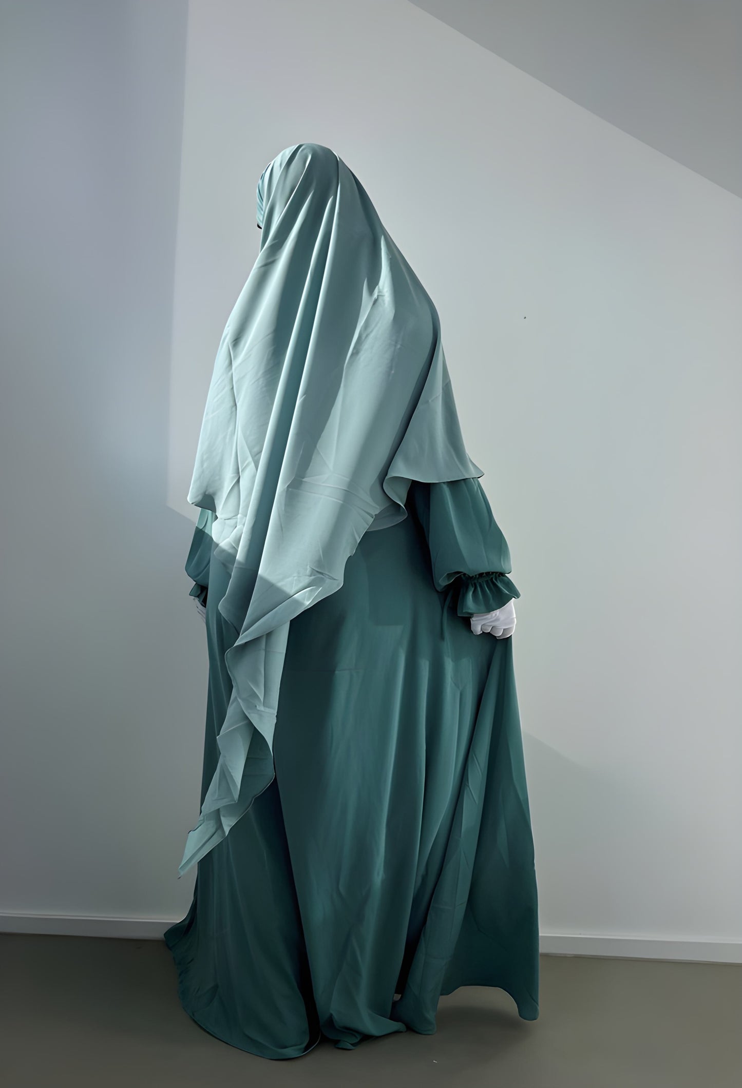 Abaya Kareema Dunkel Mint