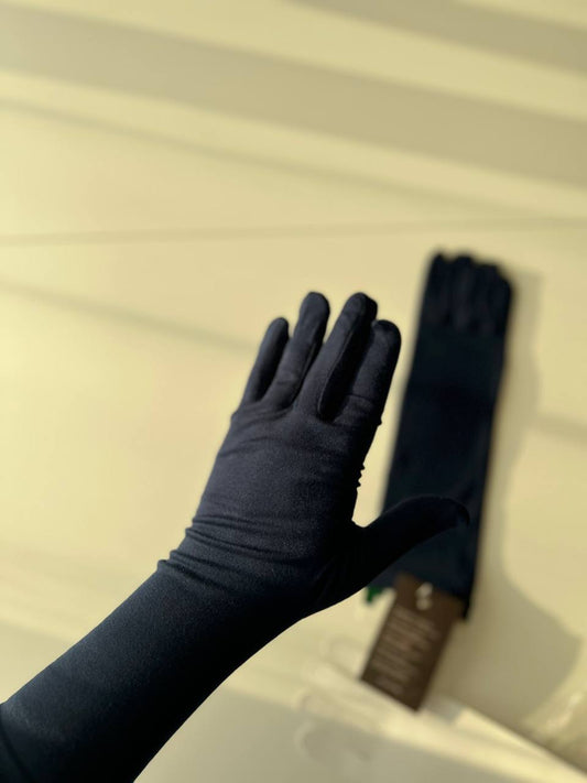 Gloves Dark Blue Cotton